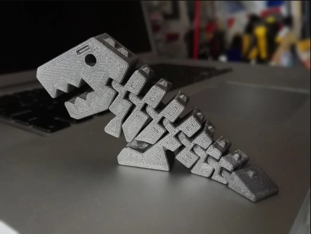Articulated flexi dragon